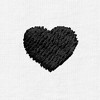 Dalix Lil Heart Face Embroidered Lightweight Relaxed Jersey Tee Summer Cute Short Sleeve T Shirt Womens - 2 of 4