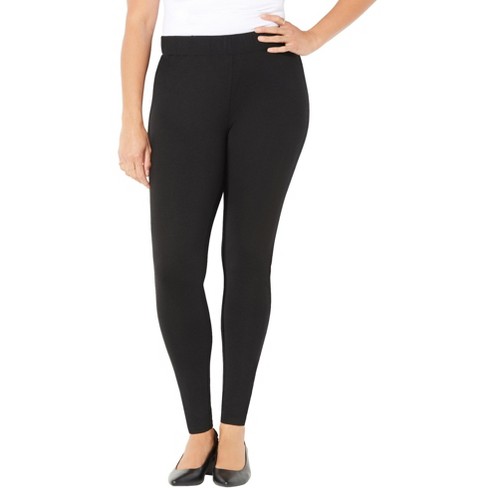 Catherines Women's Plus Size Ultra-knit Ponte Legging - 2x, Black : Target