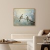 Art Remedy Two birds and a blossom branch II Rustic Chic Farmhouse Wall Art Framed - 2 of 4
