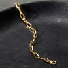 Ross-Simons 10kt Yellow Gold Paper Clip Link Bracelet - 2 of 4