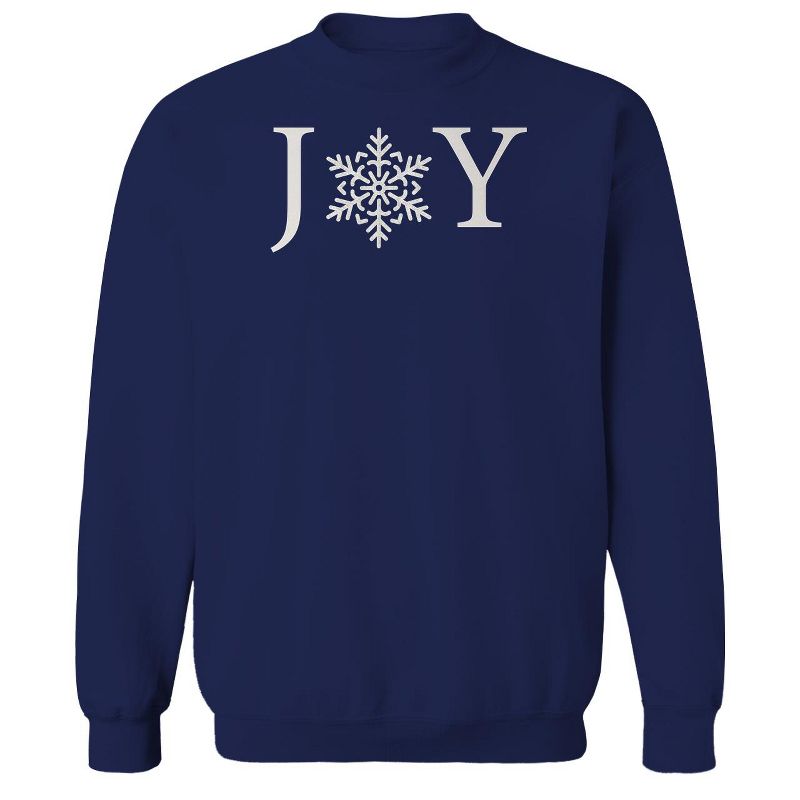 Rerun Island Men's Christmas Joy Long Sleeve Graphic Cotton Sweatshirt, 1 of 2