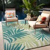 World Rug Gallery Floral Modern Reversible Plastic Indoor and Outdoor Rugs - 2 of 4