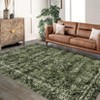 Short Pile Washable Area Rug - Boho Vintage Living Room & Bedroom Rug, Non-Slip, Machine Washable - 2 of 4