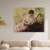 Art Remedy Parisienne reading by Albert Edelfelt Classic Landscape and Portrait Wall Art Unframed - 2 of 4