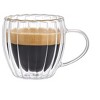 SharpChef 2PK Double Wall Borosilicate Glass Cups, Insulated Coffee & Tea Mugs, Heat-Resistant, Lightweight - 4 of 4