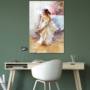 iCanvas In White by Igor Zhuk Canvas Print Wall Art - 1 of 3