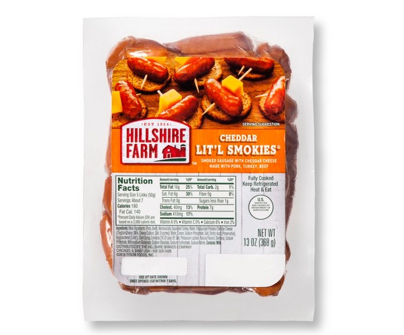 Hillshire Farms Cheddar Cocktail Links - 13oz