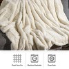 Lavish Home 60x80 Jacquard Faux Fur Blanket - 3 of 4