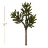 Floral Home 13" Succulent Spray with 3 Branches - 6-Piece - 2 of 2