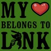 Men's Nintendo My Heart Belongs to Link T-Shirt - 2 of 4