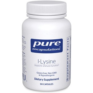 Pure Encapsulations L-Lysine - Essential Amino Acid Supplement for Immune Support & Gum, Lip Health* - with L-Lysine HCl - 1 of 4
