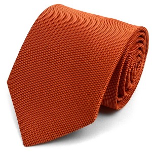 Men's Solid Color Microfiber Poly Woven 3.25 Inch Wide And 57 Inch Long Necktie - 1 of 4