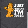 Boys' - Garfield - Pretend I'm Listening Short Sleeve Graphic T-Shirt - 2 of 4
