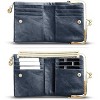 BEAFUP Womens Wallet,Ladies Vintage Leather Bifold Wallet with Zipper & Kiss Lock - Compact Coin Purse for Daily Use,Travel,and Shopping - 2 of 4