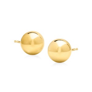 Ross-Simons 10mm 14kt Yellow Gold Ball Stud Earrings - 1 of 4