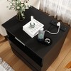 PAGED Modern Nightstand Set of 2, Wood Bedside Table, Sofa Side Table with 2 Drawers for Bedroom - 4 of 4
