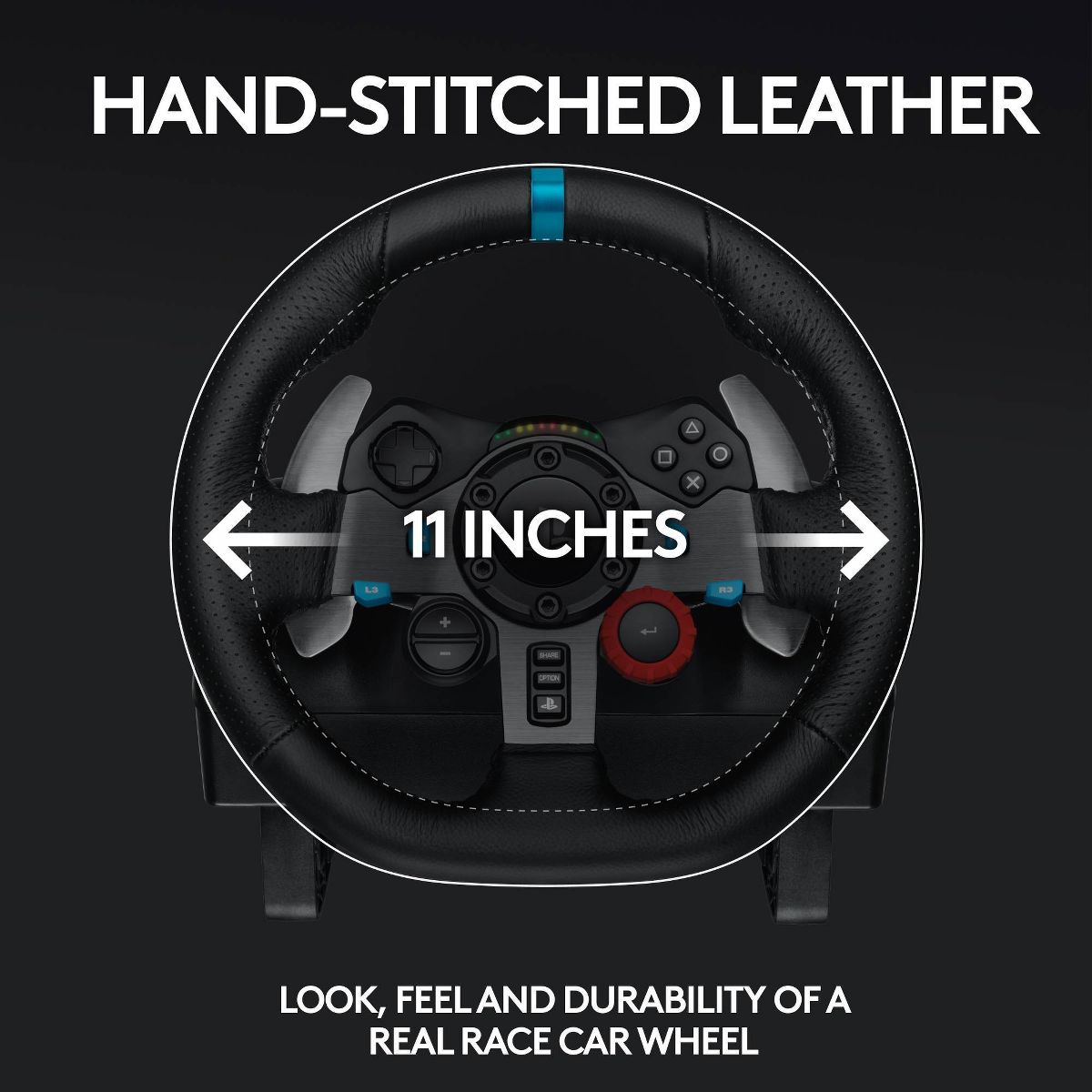Logitech G29 Driving Force Racing Wheel and Pedals for PlayStation 4/5/PC: USB Connection - thumbnail 5