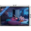 Trends International Lofi Girl - 4 A.M. Framed Wall Poster Prints - 3 of 4