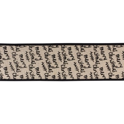 Melrose Wired Cotton Ribbon 4" x 5 yds.
