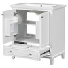 ChicFurnit Bathroom Vanities Bathroom Vanity for Bathroom with Sink Combo Multi functional Bathroom Cabinet with Doors Drawer, White, 30"*18"*34.8" - 2 of 4