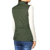 Allegra K Women's Stand Collar Lightweight Gilet Quilted Zip Vest - 3 of 4