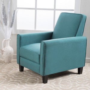 KTMBDW Linen Recliner Sofa Push Back Recliner Chair Adjustable Modern Single Reclining Chair Upholstered Sofa for Living Room, Bedroom - 1 of 4