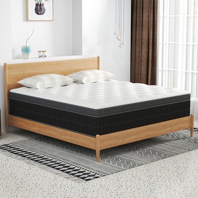 CHEVNI 10/12/14 Inch Mattress in a box Hybrid Spring Memory Foam Medium Firm