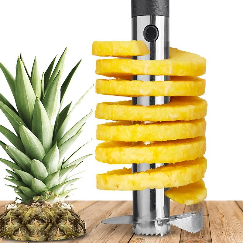Cheer Collection Pineapple Corer And Slicer, 2 of 8