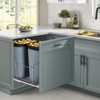 Double Bin Pullout Trash Can with Damping - 2 of 4