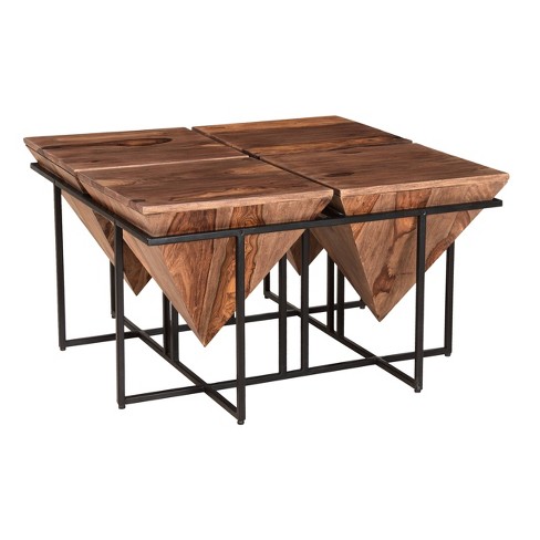 Folding coffee store table target