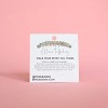 ETHIC GOODS Women's 4mm Morse Code Bracelet [DAUGHTER] - Mother of Pearl & Pink Rhodonite - 4 of 4
