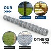 Galvanized Wire Fence, Livestock Fence Garden Fencing Roll, Heavy Zinc Poultry Netting for Goat Deer - 3 of 4