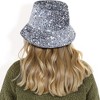 Anna-Kaci Women's Sequin Bucket Hat with Sparkling Design and Reversible Feature for Stylish Casual or Party Looks - 4 of 4