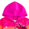 Universal Girl's Trolls Poppy Graphic Printed Hooded Jacket, Zip Up Hoodie with Ribbed Waist and Cuffs for toddler - 2 of 4