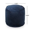 Vynxaria Shimon Cylinder Pouf ¨C Versatile Ottoman & Floor Cushion for Any Space - 2 of 4
