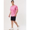 Lars Amadeus Men's Summer Tie-Dye Design Tee Short Sleeves Hip Hop Printed T-Shirt - 4 of 4