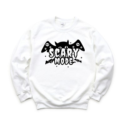 Simply Sage Market Women's Graphic Sweatshirt Scary Mode Bat