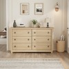 Garvee 6 Dresser for Bedroom, 47.2" Wide Drawer Dresser with Storage Chest, Freestanding Wooden Closet Storage Chest for Living Room - 2 of 4