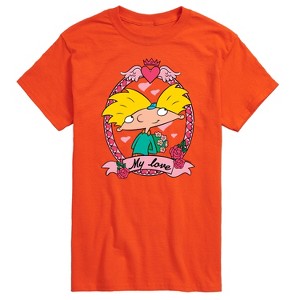 Men's - Hey Arnold! - Valentine's My Love Short Sleeve Graphic T-Shirt - 1 of 4