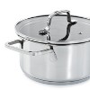 BergHOFF Helix Recycled 18/10 Stainless Steel Cookware Set with Glass Lids - image 4 of 4