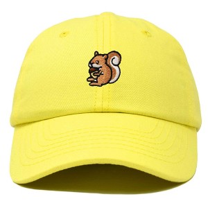Dalix Squirrel Embroidered Cotton Dad Hat Casual Adjustable Baseball Cap for Nature and Animal Lovers Womens - 1 of 4