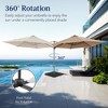 Best Choice Products 10ft 360° Rotating Cantilever Easy Auto Open Patio Umbrella w/ Solar LED Lights - 3 of 4