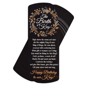 Dicksons Birth of The King 7 Inch Paper Christmas Keepsake Bookmark Pack of 12 - 1 of 2
