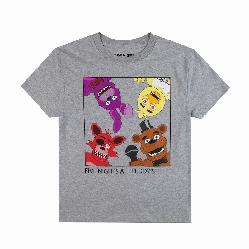 Five Nights At Freddy's Game Over Crew Neck Short Sleeve 4pk Boy's Tees, 4 of 7