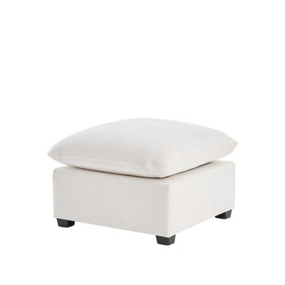 NicBex 26 inch Square Ottoman,Accent Stool with Wide Seat,Ottoman for Bedroom,Living Room,Entryway