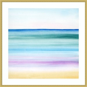 Amanti Art Dawn on the Bay II by Grace Popp Wood Framed Wall Art Print - 1 of 4