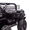 TopComfy Baby Walkers Kids Six Wheel Ride Truck With Parental Oversight Six Wheel Suspension Four Drive Units for Kids, Black, 42.13"*20.47"*10.63" - 3 of 4