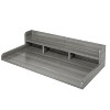Washer Dryer Countertop, Laundry Countertop Wwith 2-Tier Storage Shelf & Edge Rails, Laundry Over Washing Top Protector for Washer and Dryer - 2 of 4