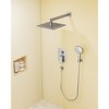 YAWWALK 10" Shower Head with 3-Spray Patterns Handheld in  Brushed Nickel (Valve Included) - 2 of 4