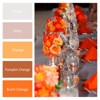 PartyWoo Crepe Paper Streamers Burnt Orange Pumpkin Ivory White 6 Rolls 492 ft 1.8 Inch x 82 Ft Roll - 3 of 4
